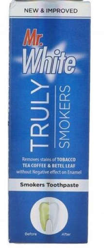 Picture of MR.WHITE TRULY SMOKERS TOOTH PASTE 40GM